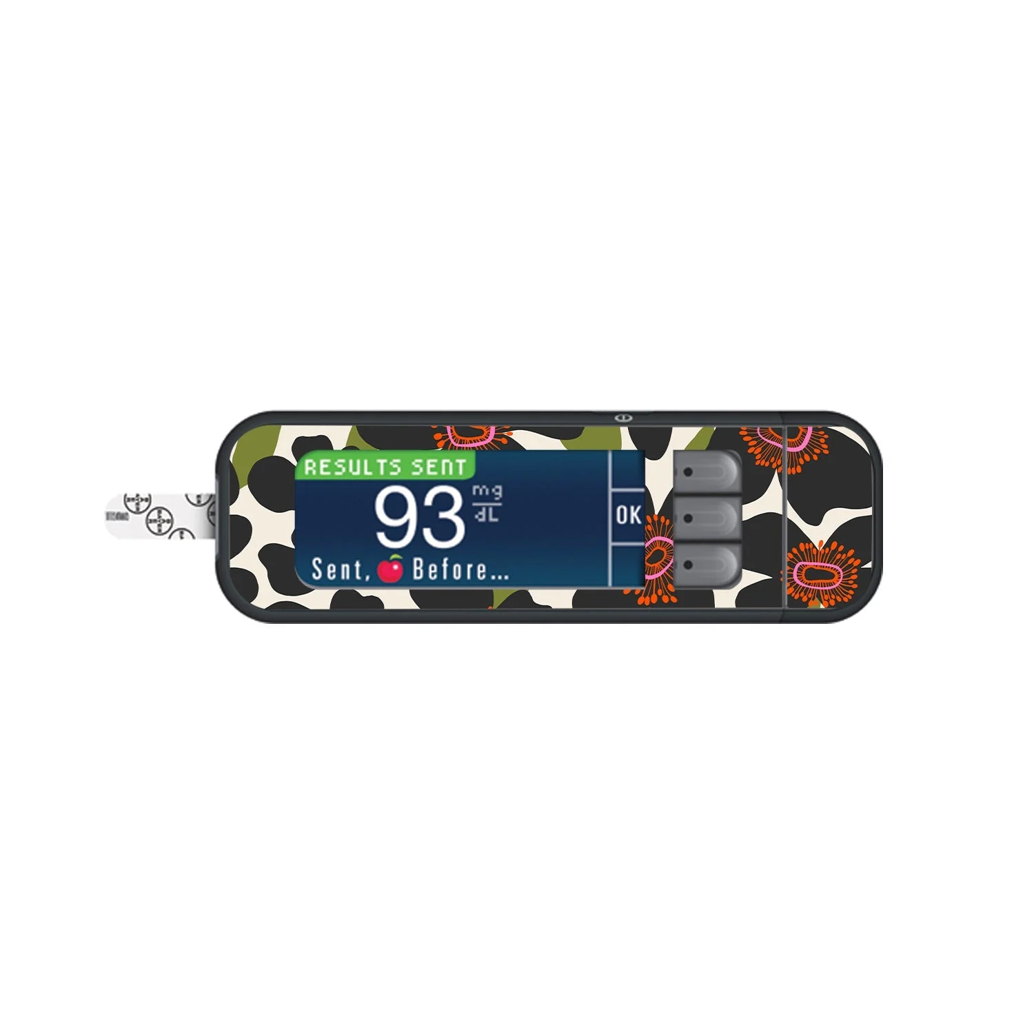Petal Crush Bayer Contour Next Glucometer Sticker - Pump Peelz