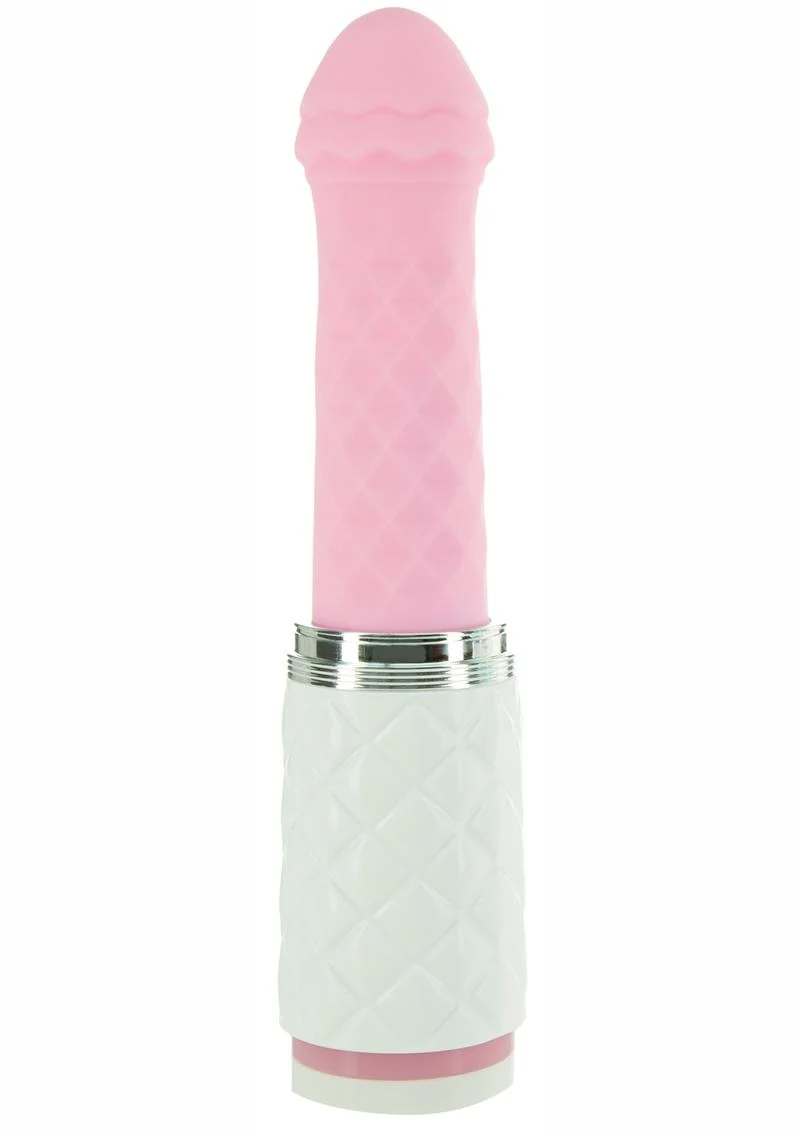 Pillow Talk Feisty Silicone Thrusting and Vibrating Massager