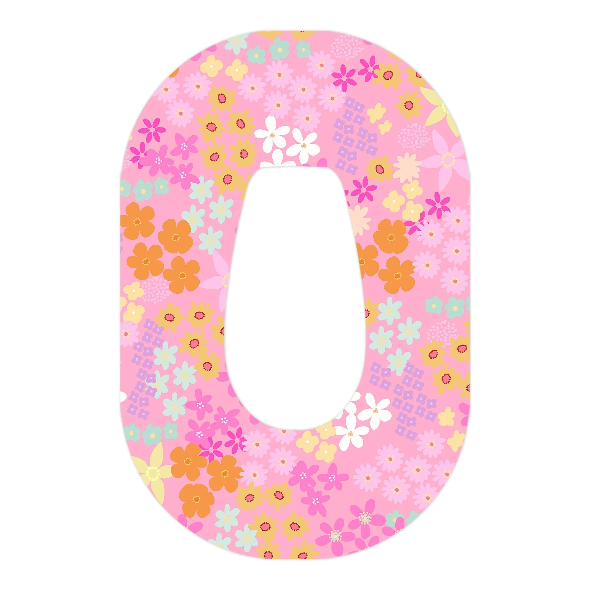 Pink Petals Dexcom G6 Patch Tape - Pump Peelz
