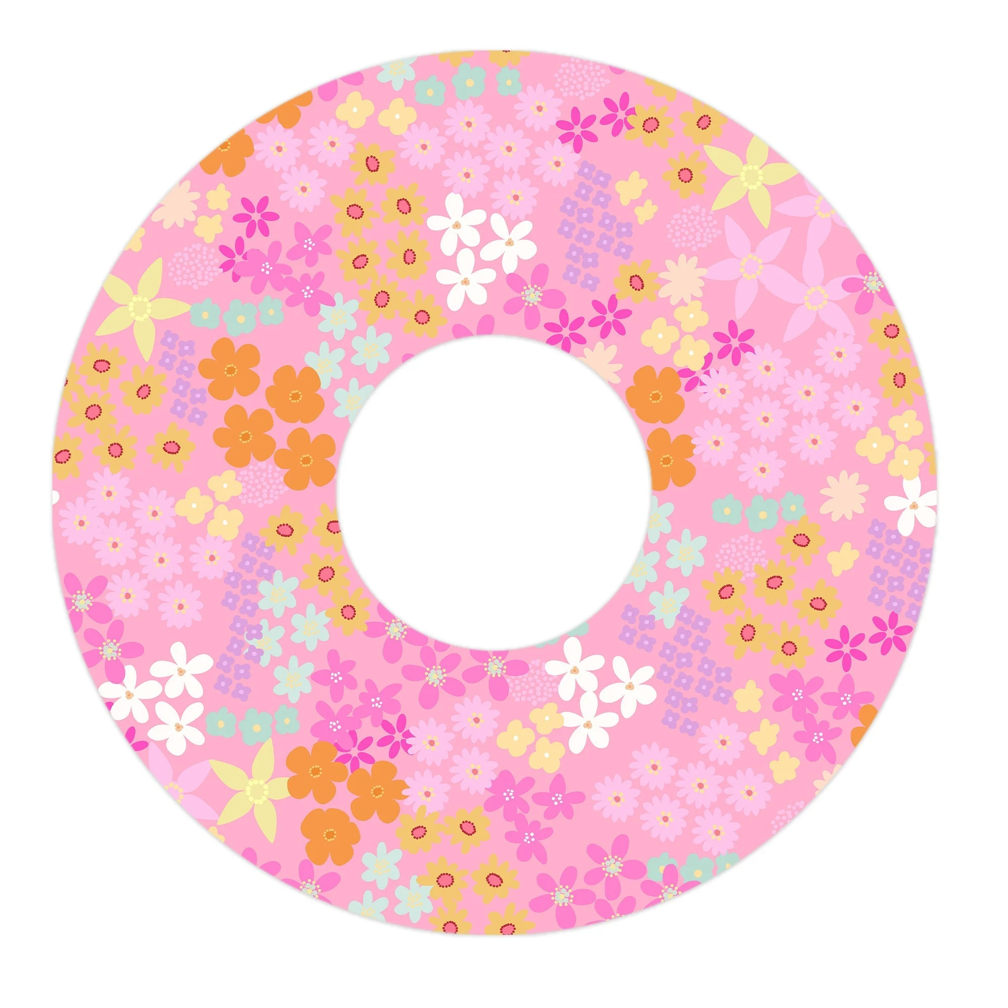 Pink Petals FreeStyle Libre 3 Plus & LingoPatch Tape - Pump Peelz