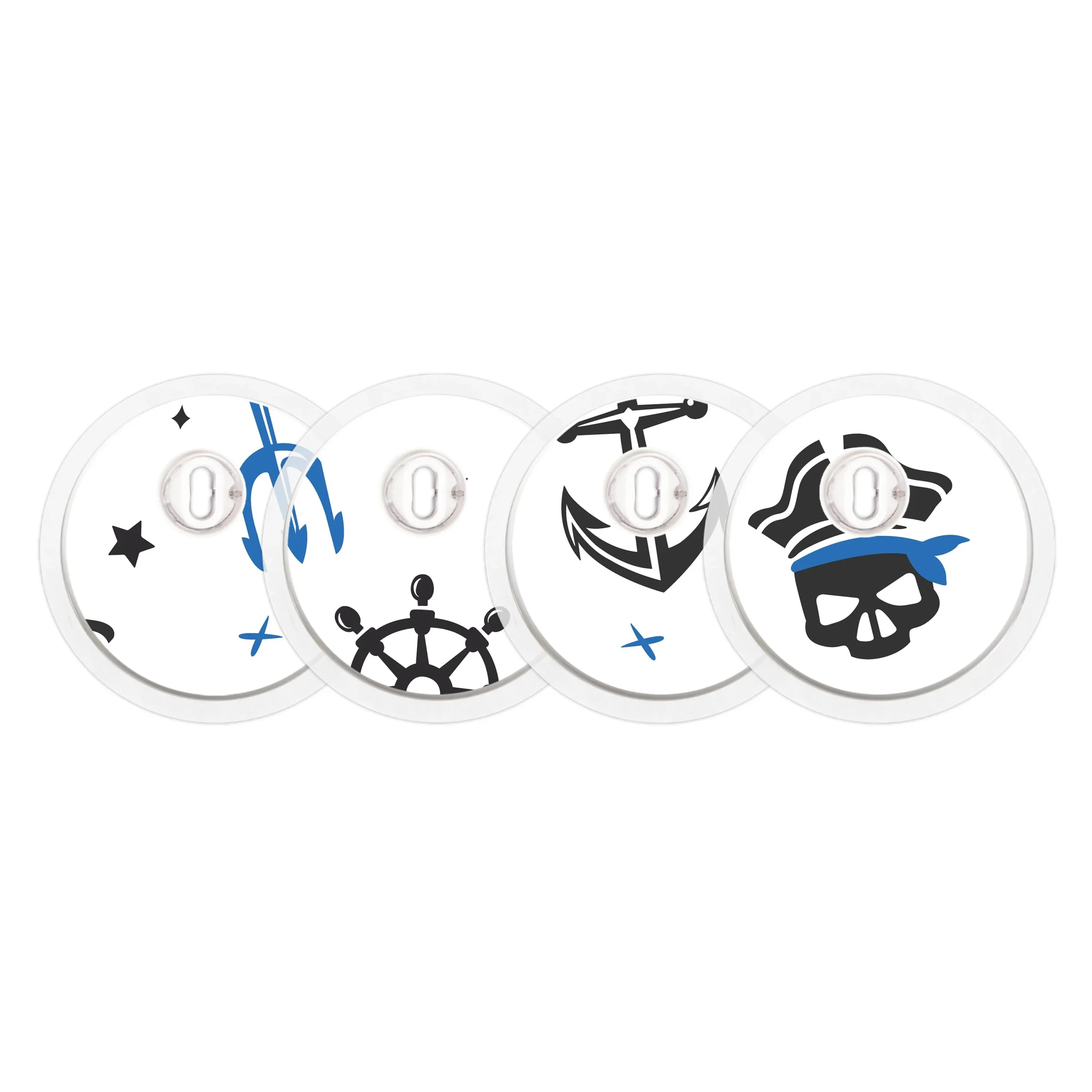 Pirates Sticker Designed for the FreeStyle Libre 3 Plus & LingoSensor
