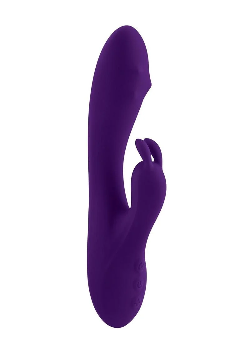 Playboy On Repeat Rechargeable Silicone Rabbit Vibrator