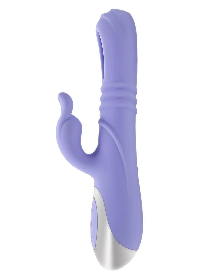 Playboy Tap Me In Rechargeable Silicone Dual Vibrating Rabbit