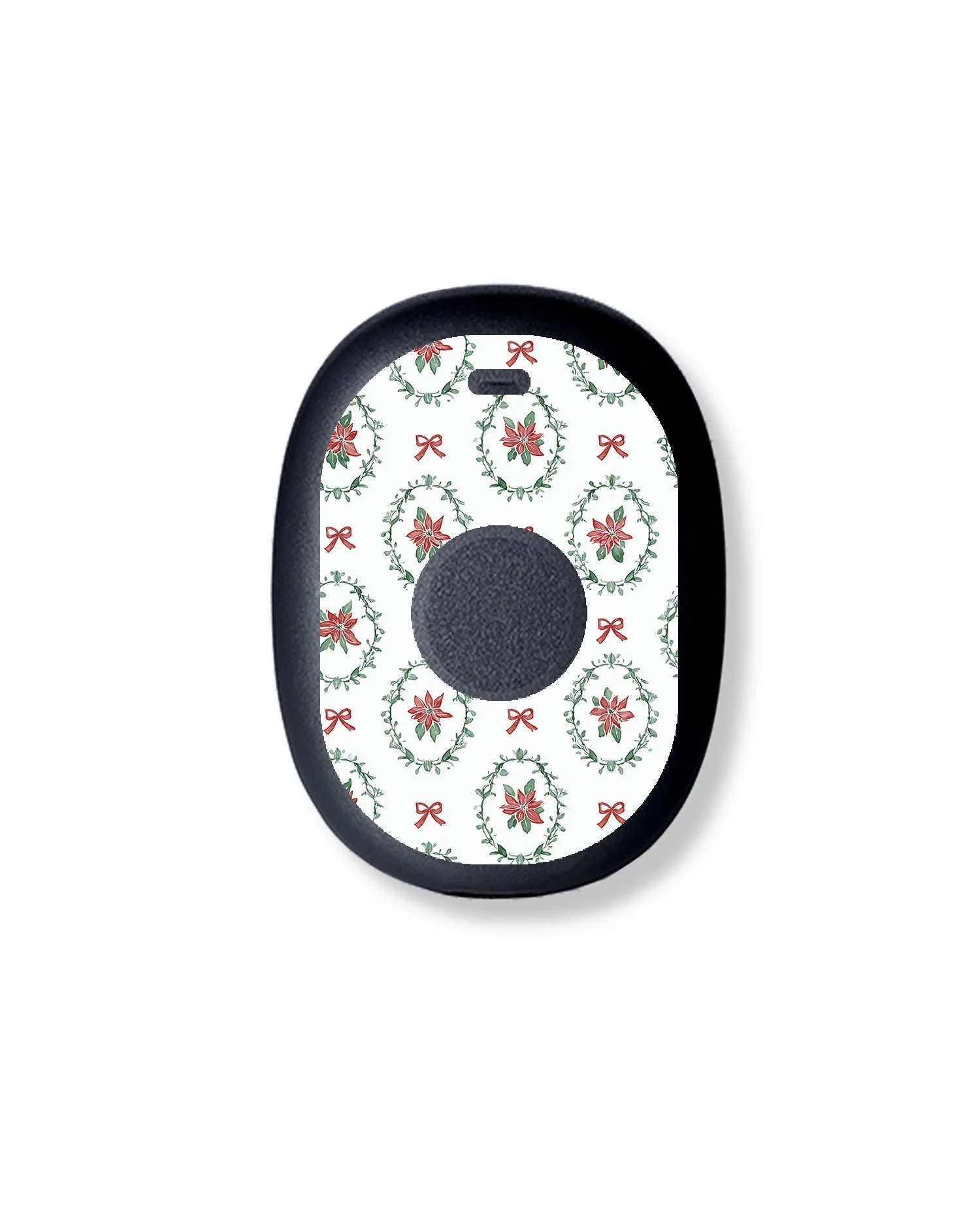 Poinsettia Parade Eversense 365 Smart Transmitter Sticker - Pump Peelz