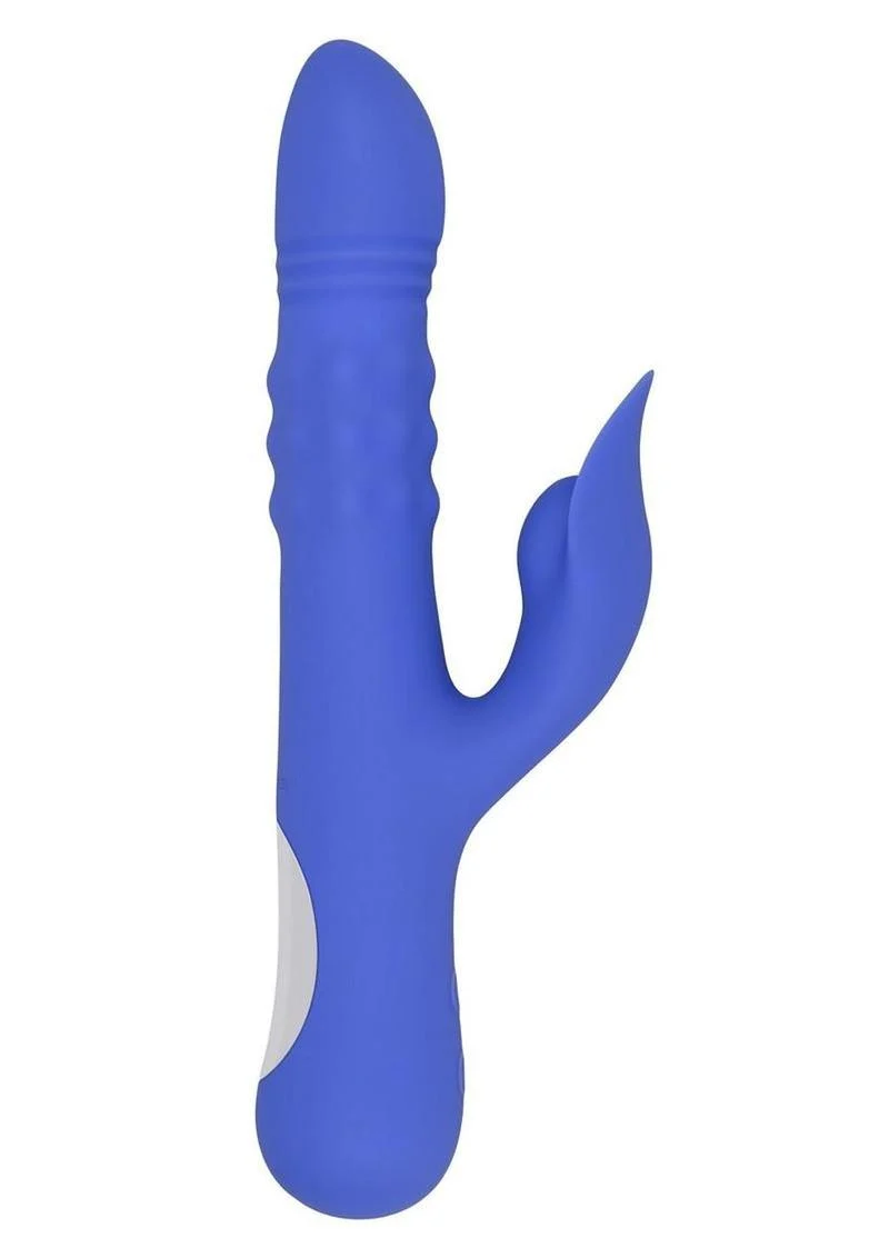 Pop Goes The O Rechargeable Silicone Triple Motor Thrusting Rabbit Vibrator