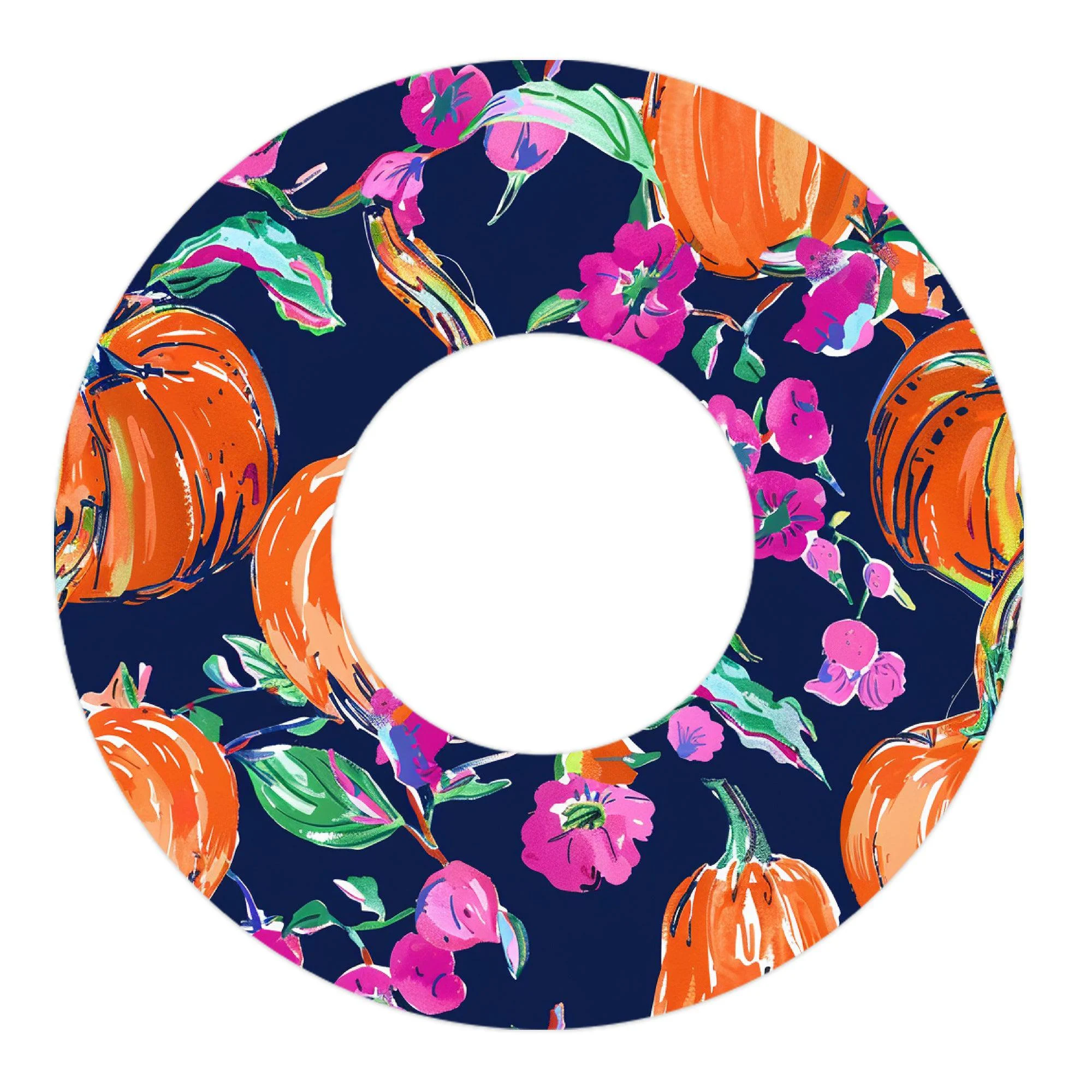 Preppy Pumpkin Freestyle Libre 2 Patch Tape - Pump Peelz