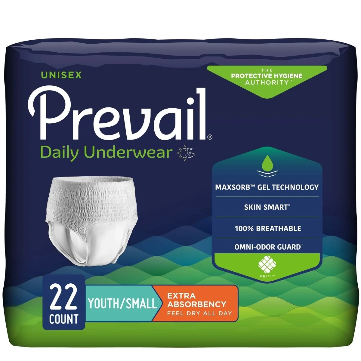 Prevail Daily Underwear Extra Absorbent Underwear (Youth)