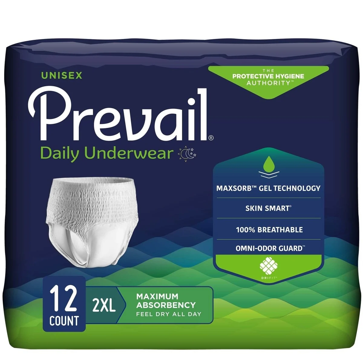 Prevail Daily Underwear Maximum Absorbent Underwear