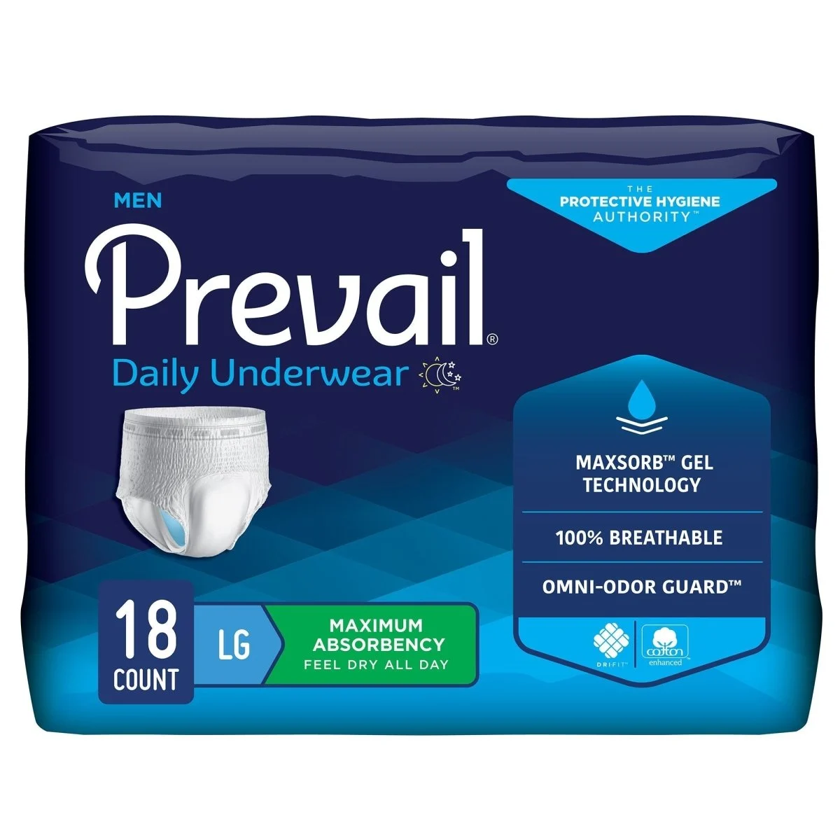 Prevail Men's Daily Underwear