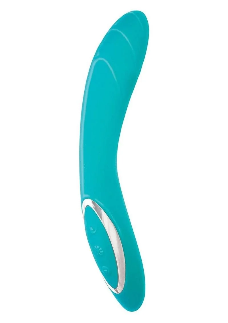 Princess Dynamic Heat Rechargeable Silicone Vibrator with Clitoral Stimulator