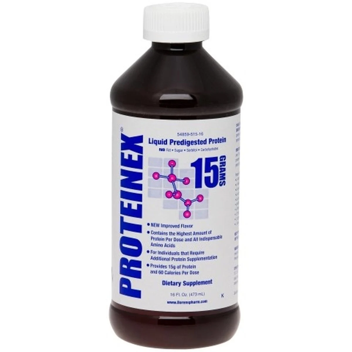 Proteinex Lemon-Lime Oral Protein Supplement, 16 oz. Bottle
