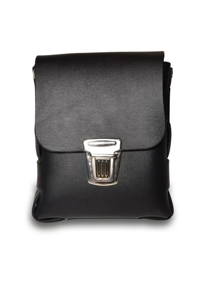 Prowler Red Leather Buckle Pouch