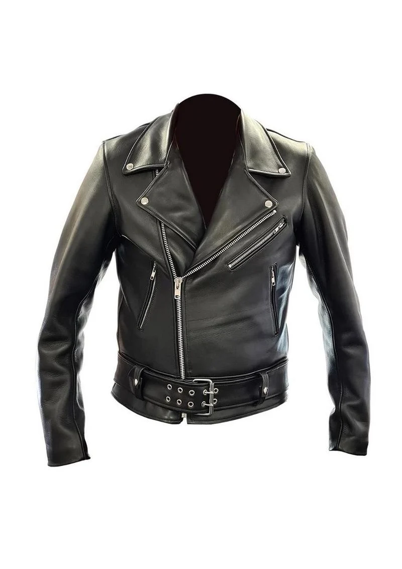 Prowler Red Police Leather Jacket