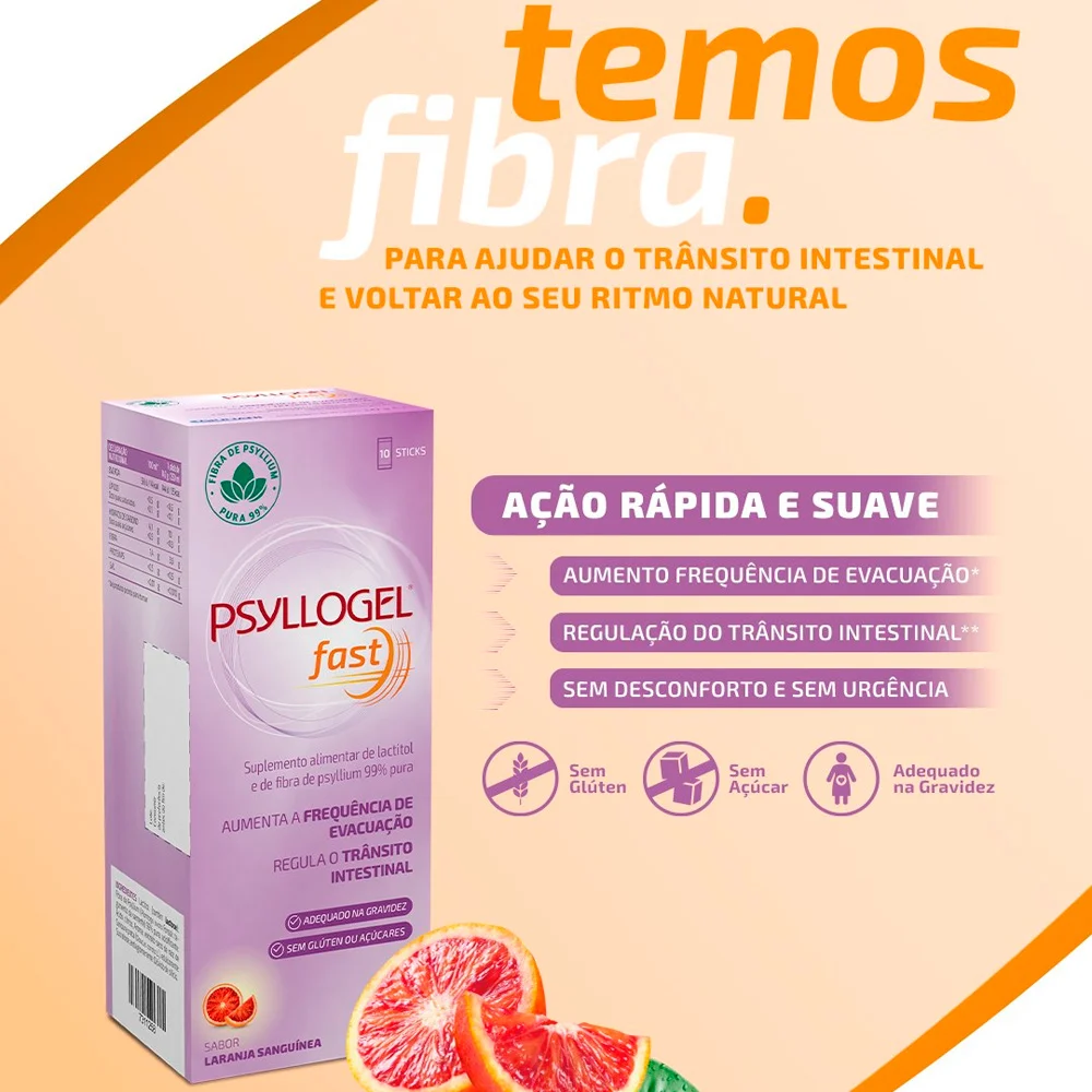 Psyllogel Fast Sticks Food Supplement