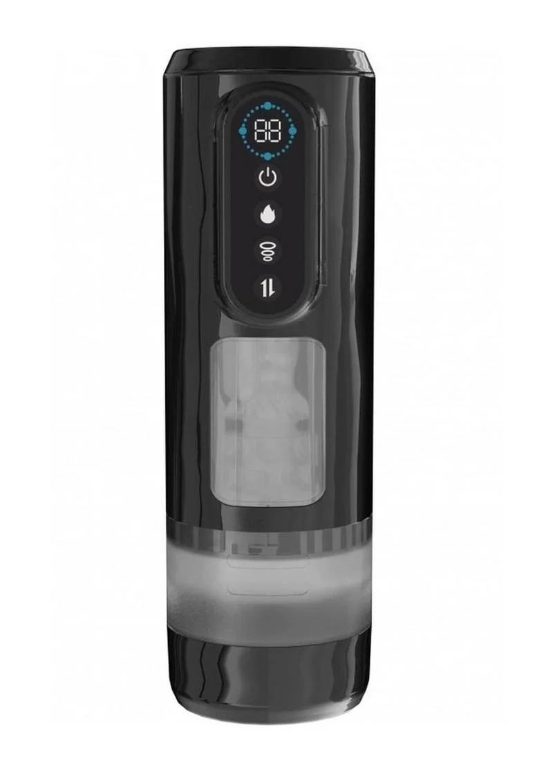 Pumped Sensurge Automatic Rechargeable Heating, Sucking, Thrusting, Vibrating Male Pump