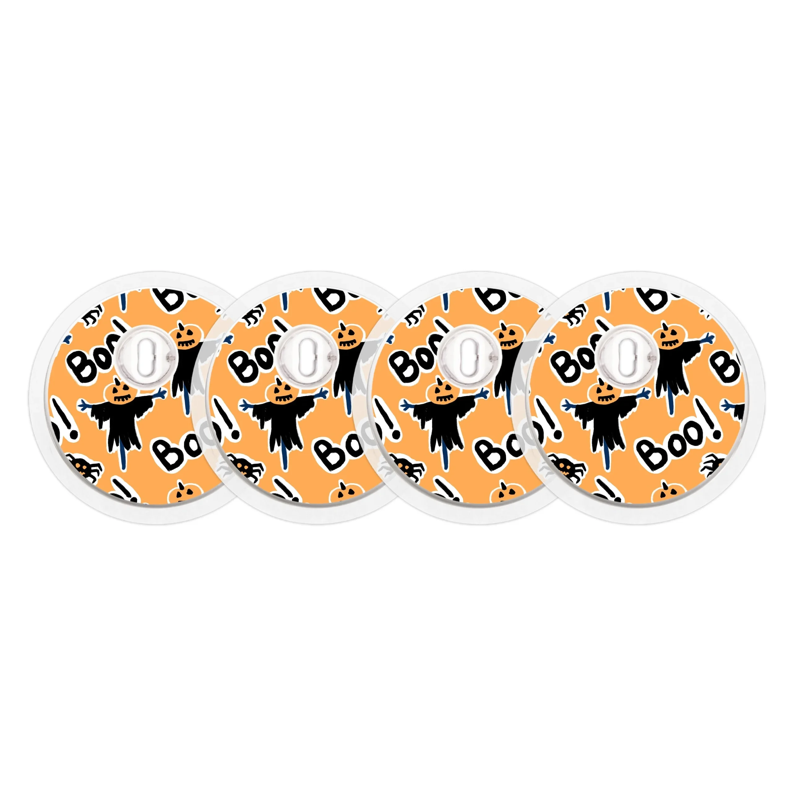 Pumpkin Boo FreeStyle Libre 3 Plus & LingoSensor Sticker - Pump Peelz