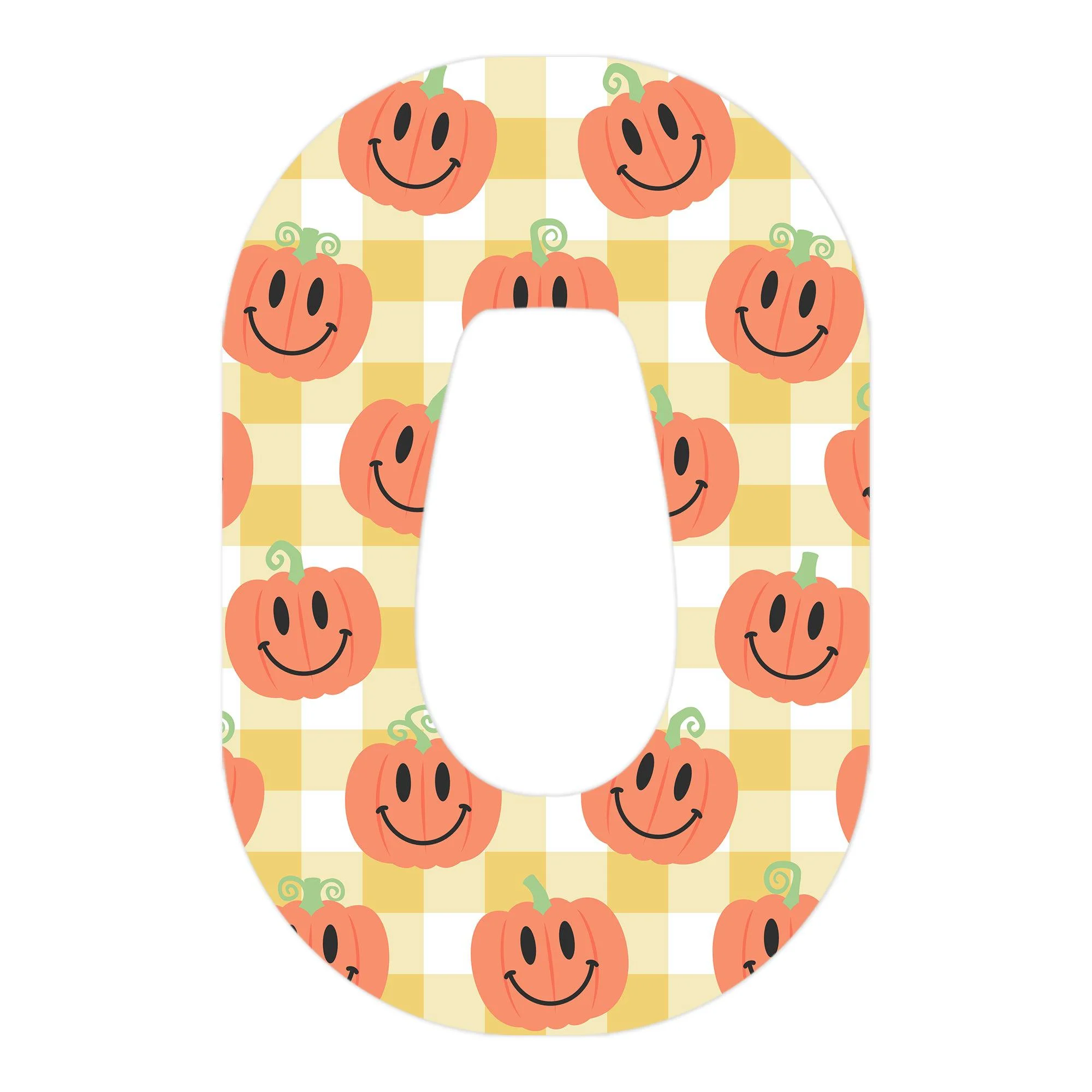 Pumpkin Smilies Dexcom G6 Patch Tape - Pump Peelz