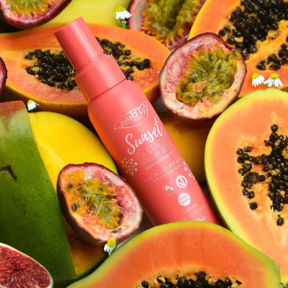 puroBio Sunset Fix & Fresh Make-Up Mist with Hyaluronic Acid