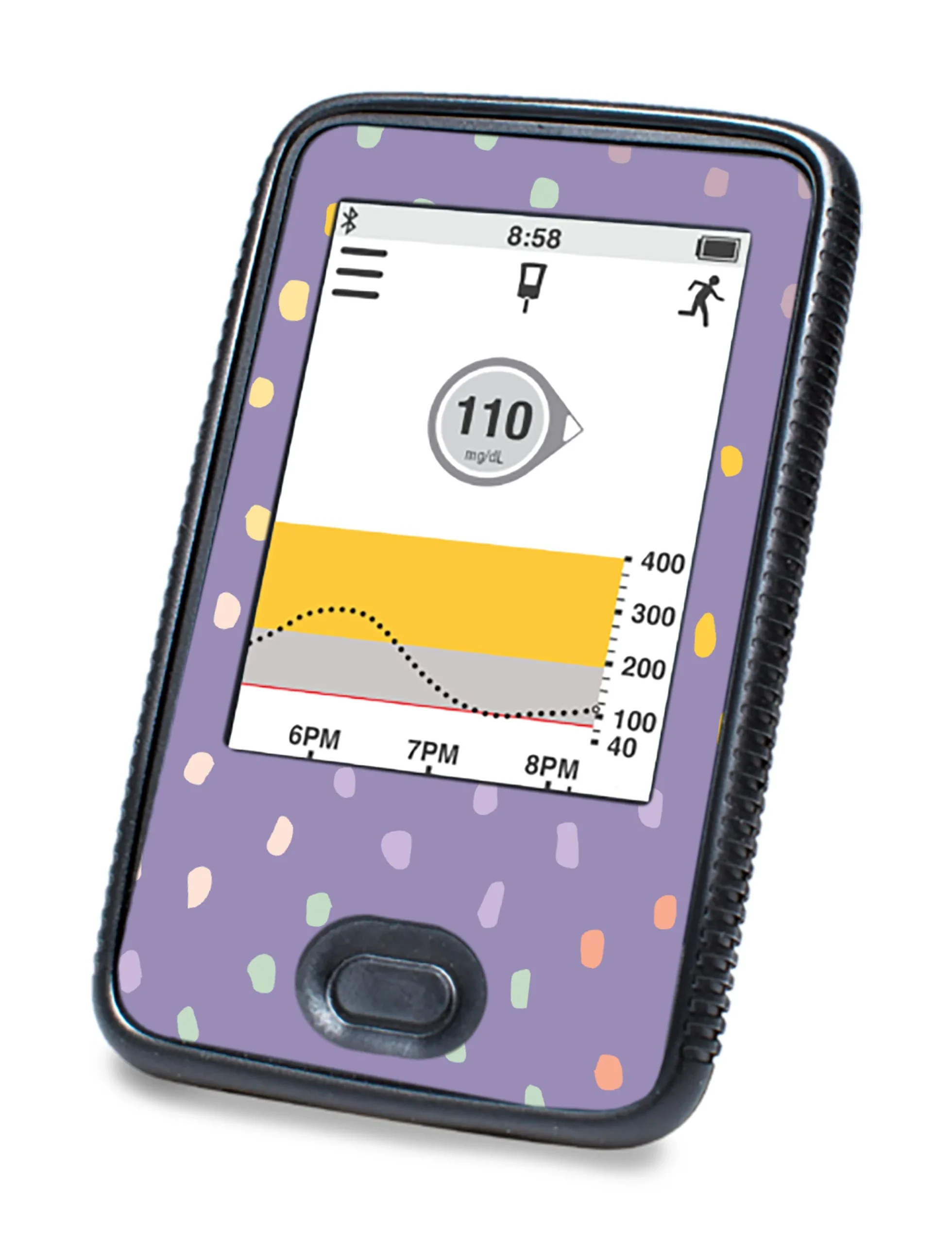 Purple Pastel DEXCOM G6 Touchscreen Receiver