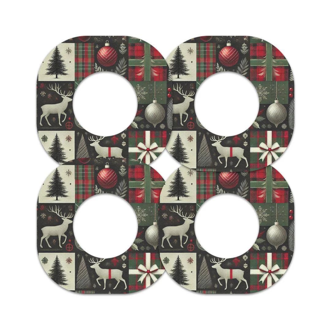 Reindeer Paper Dexcom G7 and Stelo Patch Tape - Pump Peelz
