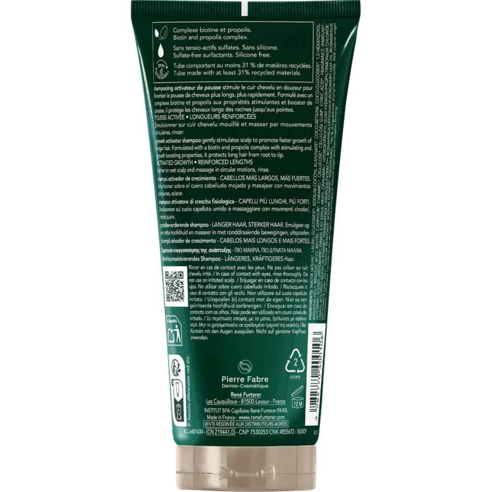 René Furterer Triphasic Active Grow Shampoo Stronger Hair