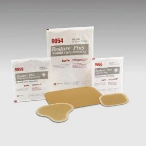 Restore Hydrocolloid Dressing without Tapered Edges, 4 x 4 Inch
