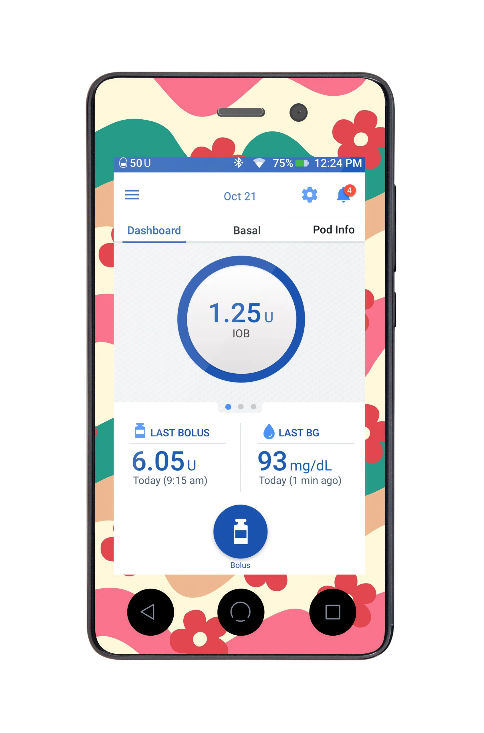 Retro Noel Sticker for Omnipod DASH PDM – Pump Peelz