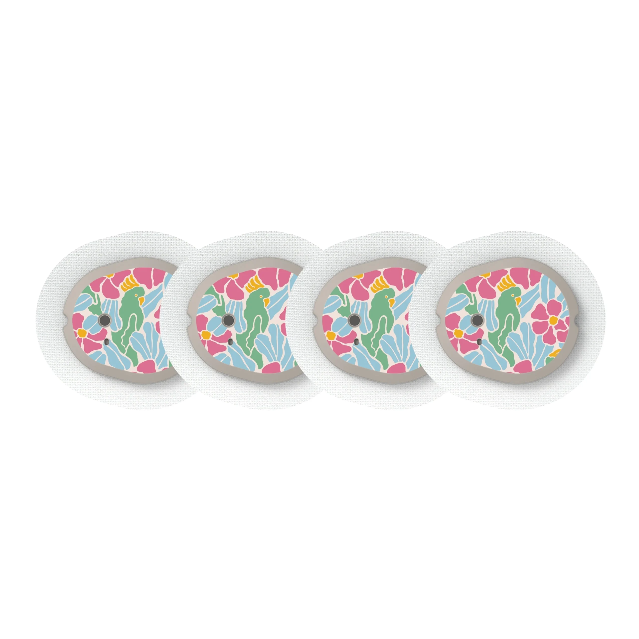 Retro Parrots Designed for the DEXCOM G7 and Stelo Transmitter