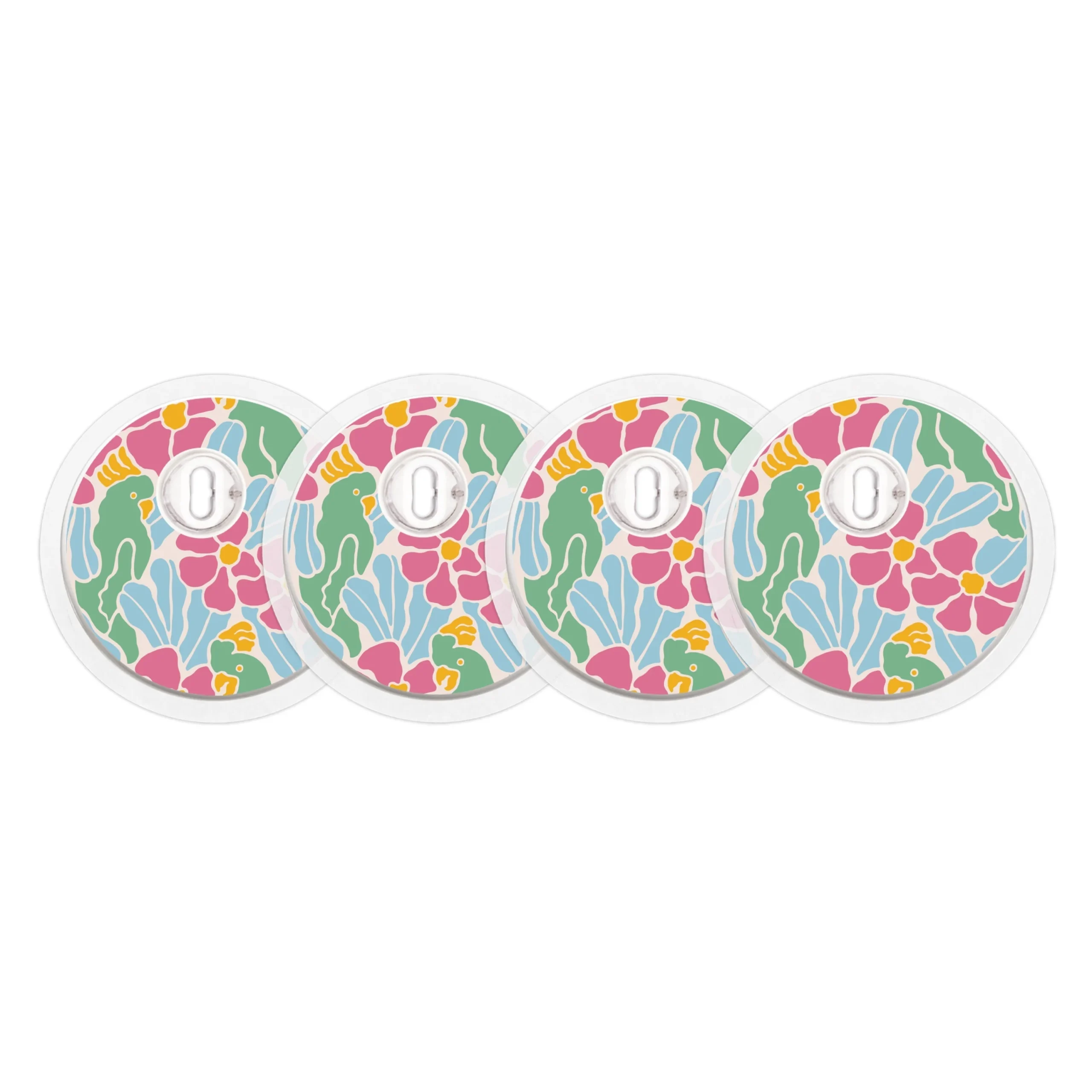 Retro Parrots Designed for the FreeStyle Libre 3 Plus & LingoSensor