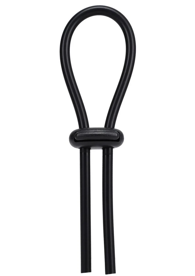 Rock Solid Lasso Double Lock Adjustable Silicone Cock Ring