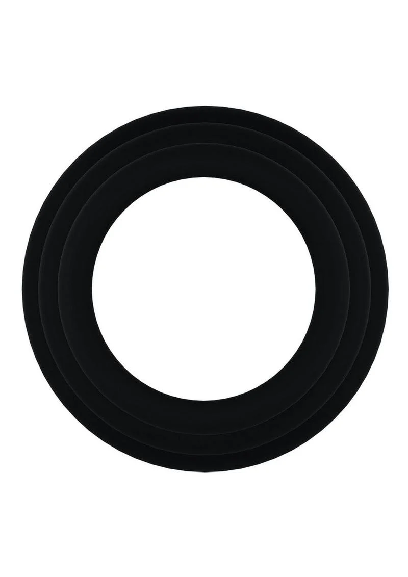 Rock Solid Tri-Pack Silicone Gasket Cock Ring