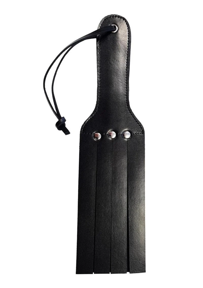 Rouge 4 Strap Leather Paddle