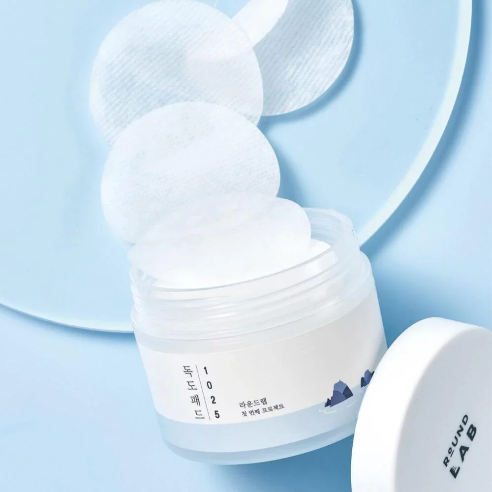 Round Lab 1025 Dokdo Toner Exfoliating Face Pads