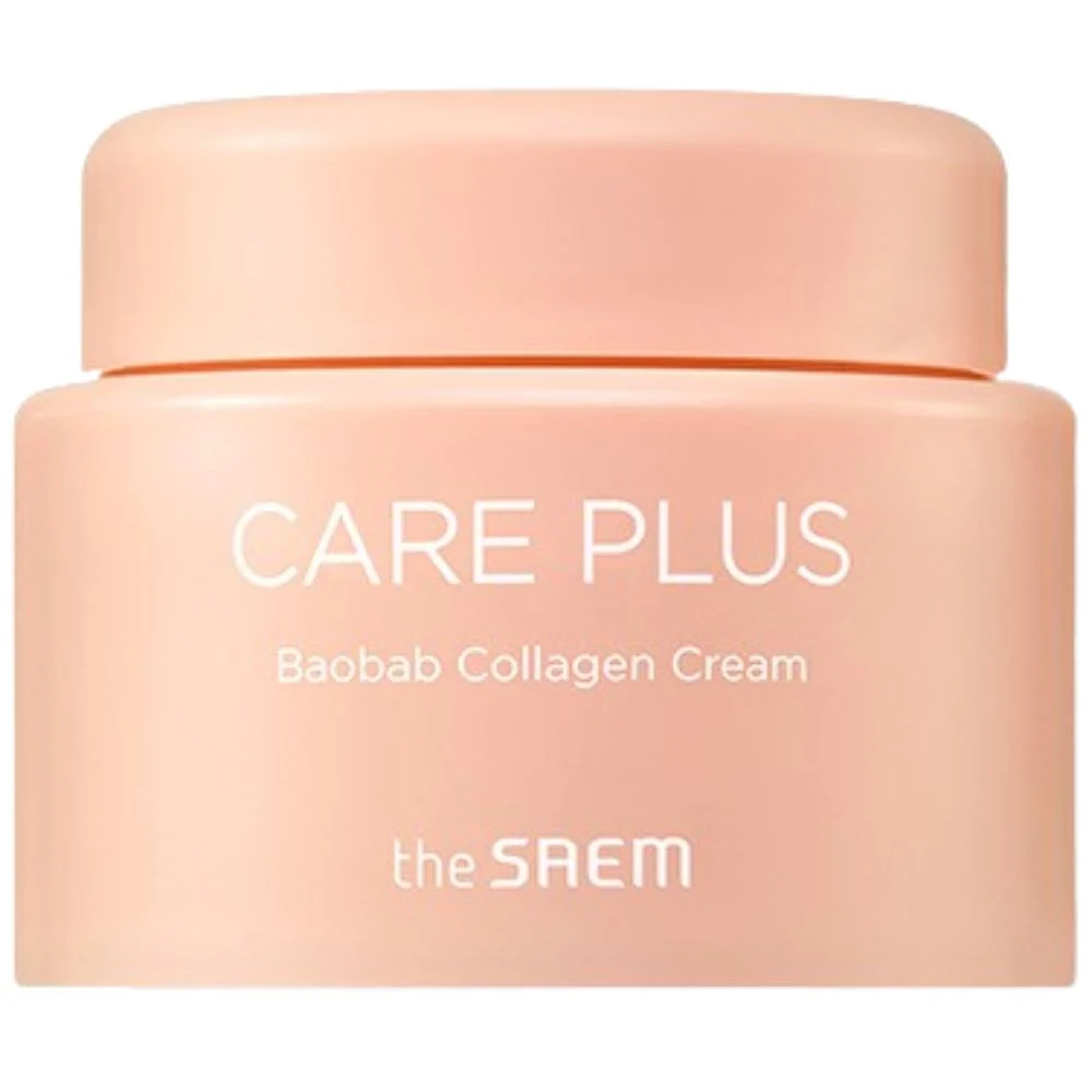 The Saem Care Plus Baobab Collagen Cream Moisturizing and Lifting