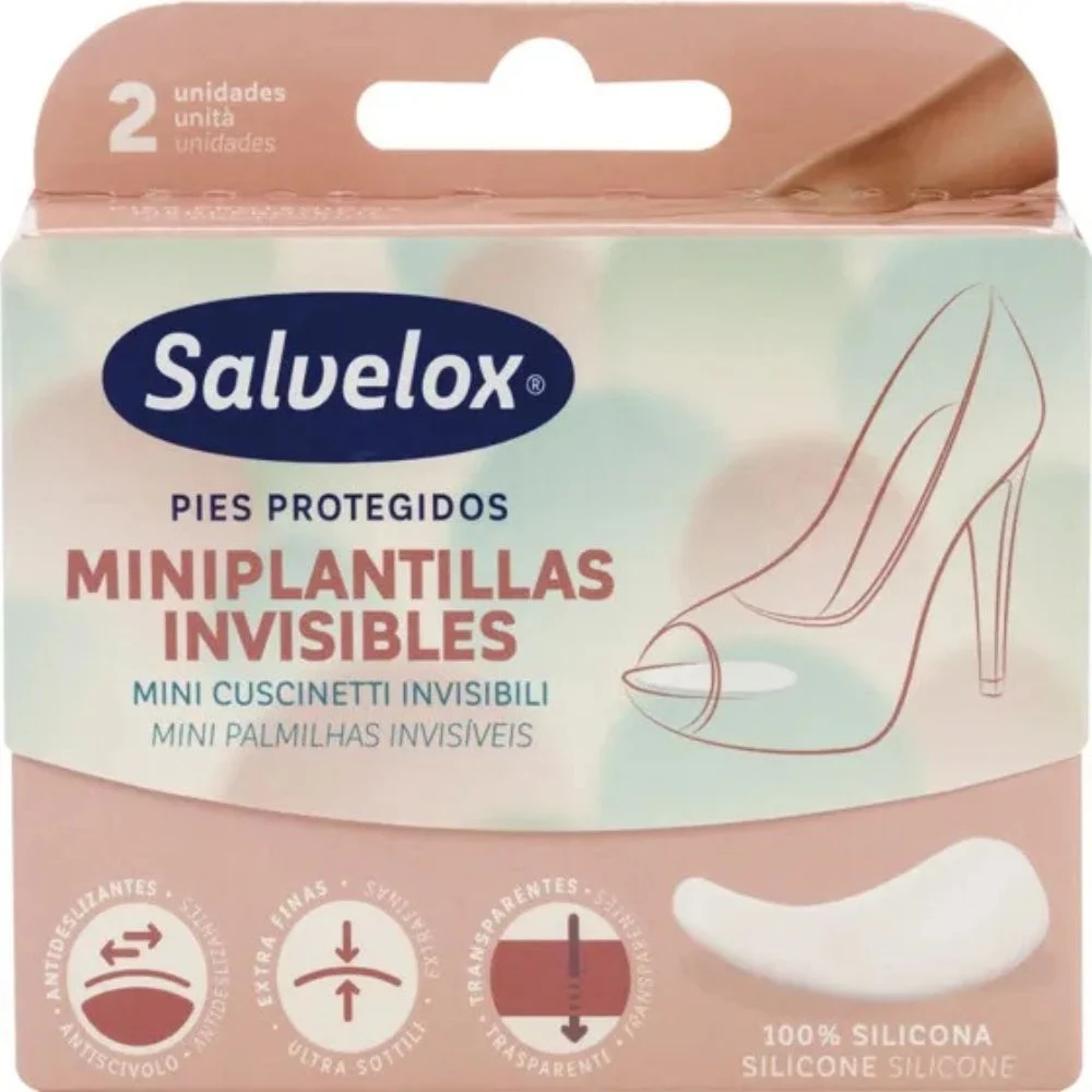 Salvelox Protected Feet Invisible Mini Insoles Slip-Resistant