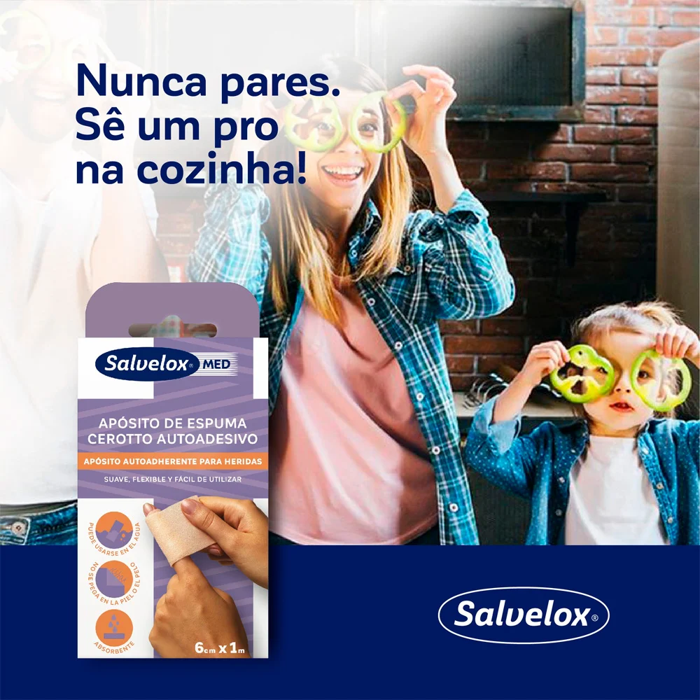 Salvelox Self-Adhesive Foam Dressing Smooth, Flexible and Easy to Use