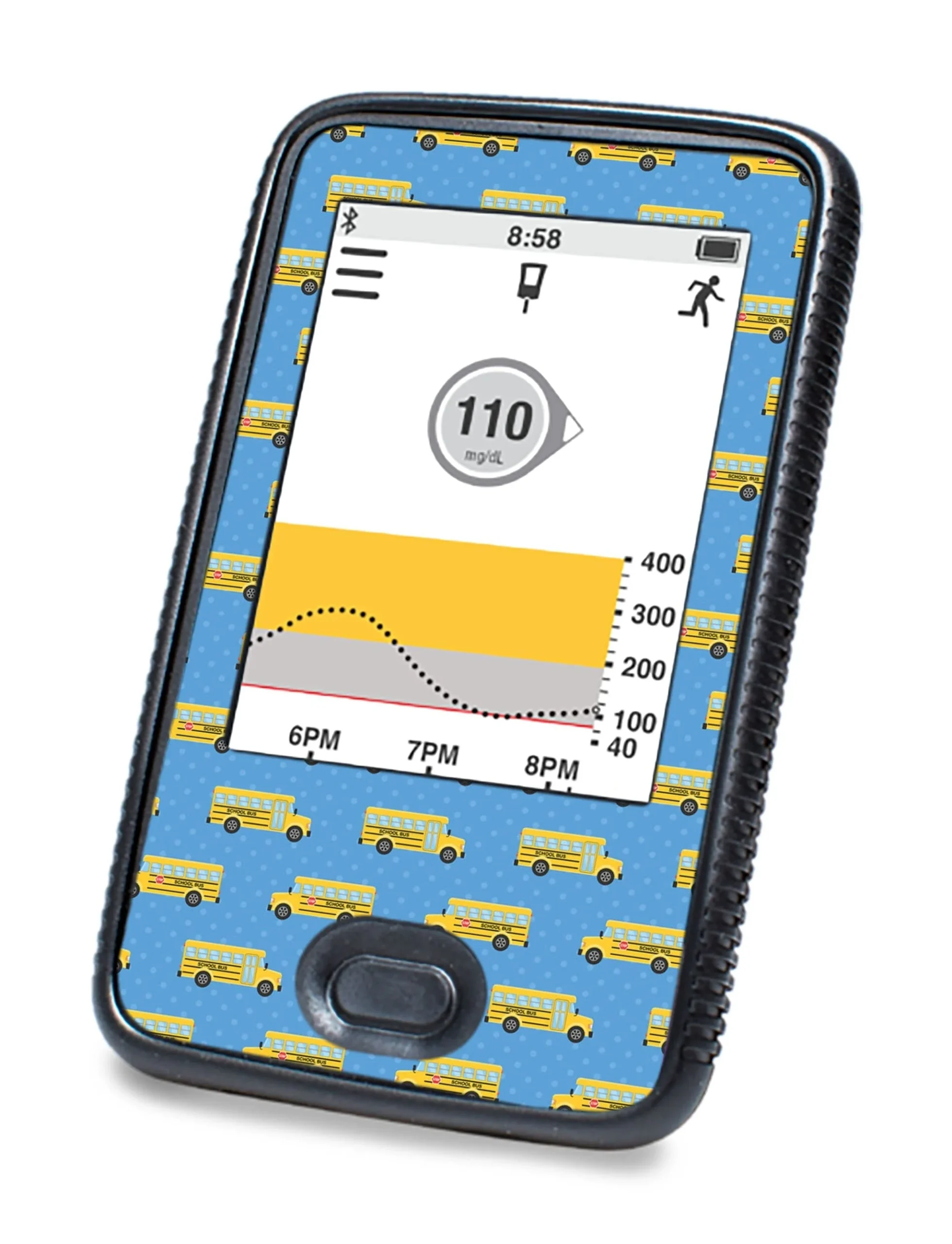 School Bus Designed for DEXCOM G6 Touchscreen Receiver