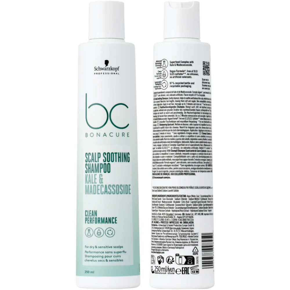 Schwarzkopf BONACURE Clean Performance Scalp Soothing Shampoo