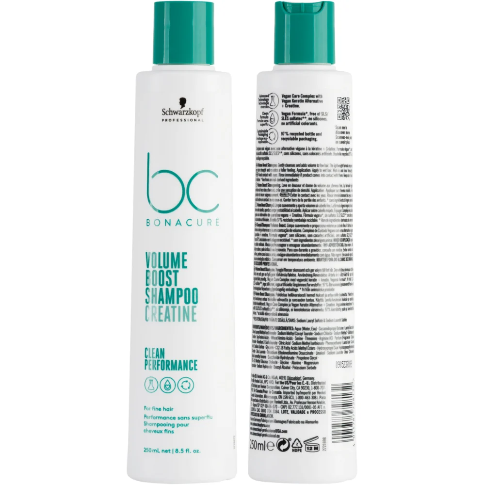 Schwarzkopf BONACURE Clean Performance Volume Boost Shampoo