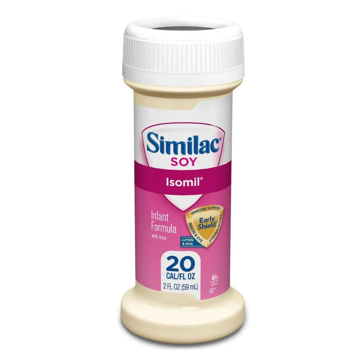 Similac Soy Isomil 20 Calories Infant Formula 2 oz. Bottle Liquid