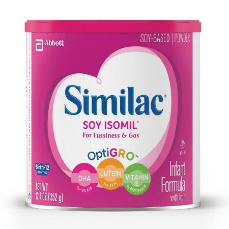Similac Soy Isomil Powder Infant Formula 12.4 oz. Can