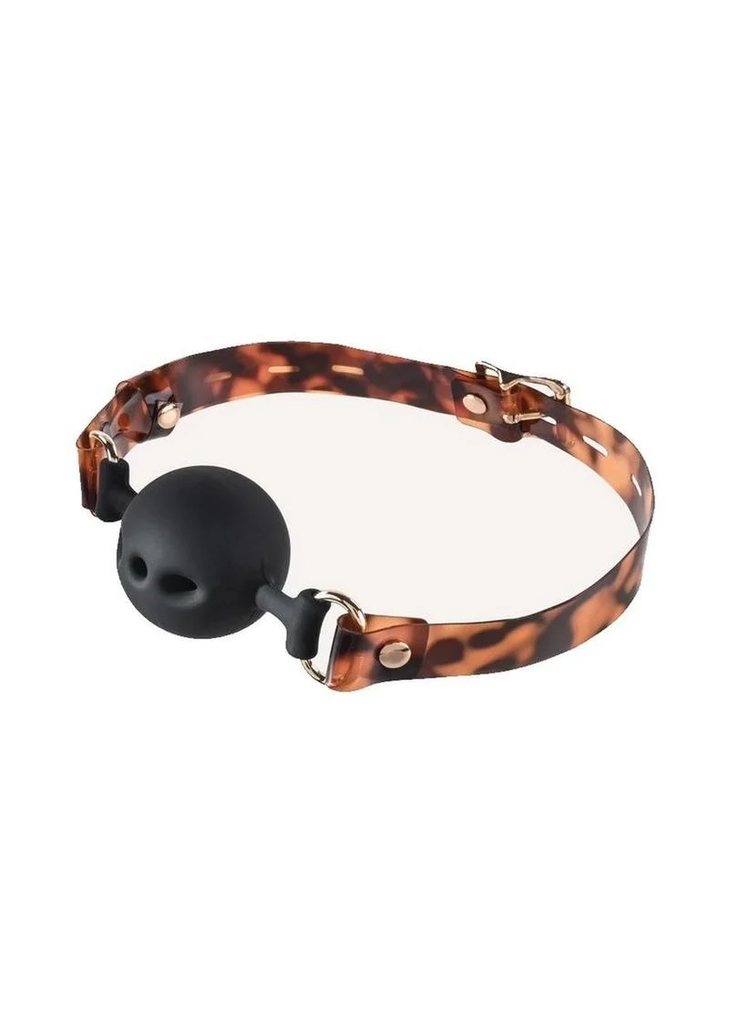 Sincerely Amber Silicone Ball Gag