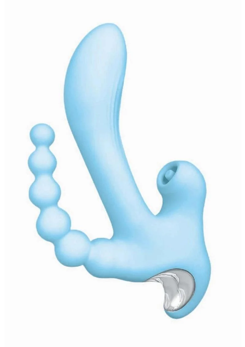 Sky Cirrus Three Way Rechargeable Silicone Vibrator