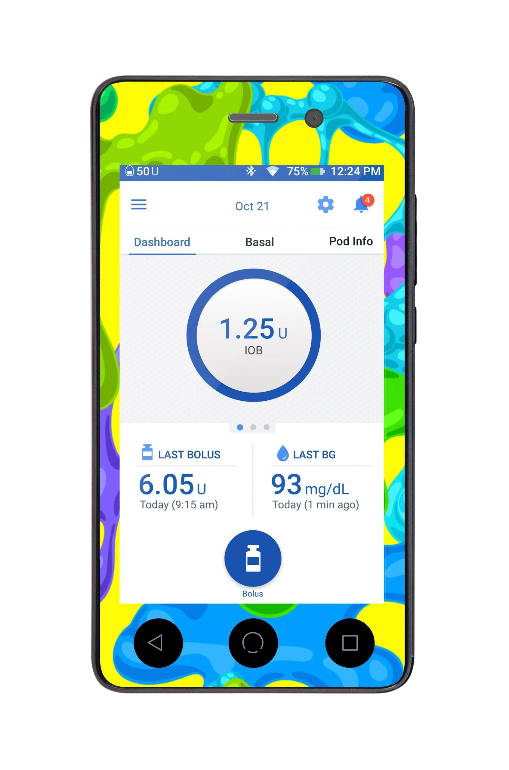 Slimey Sticker for Omnipod DASH PDM – Pump Peelz