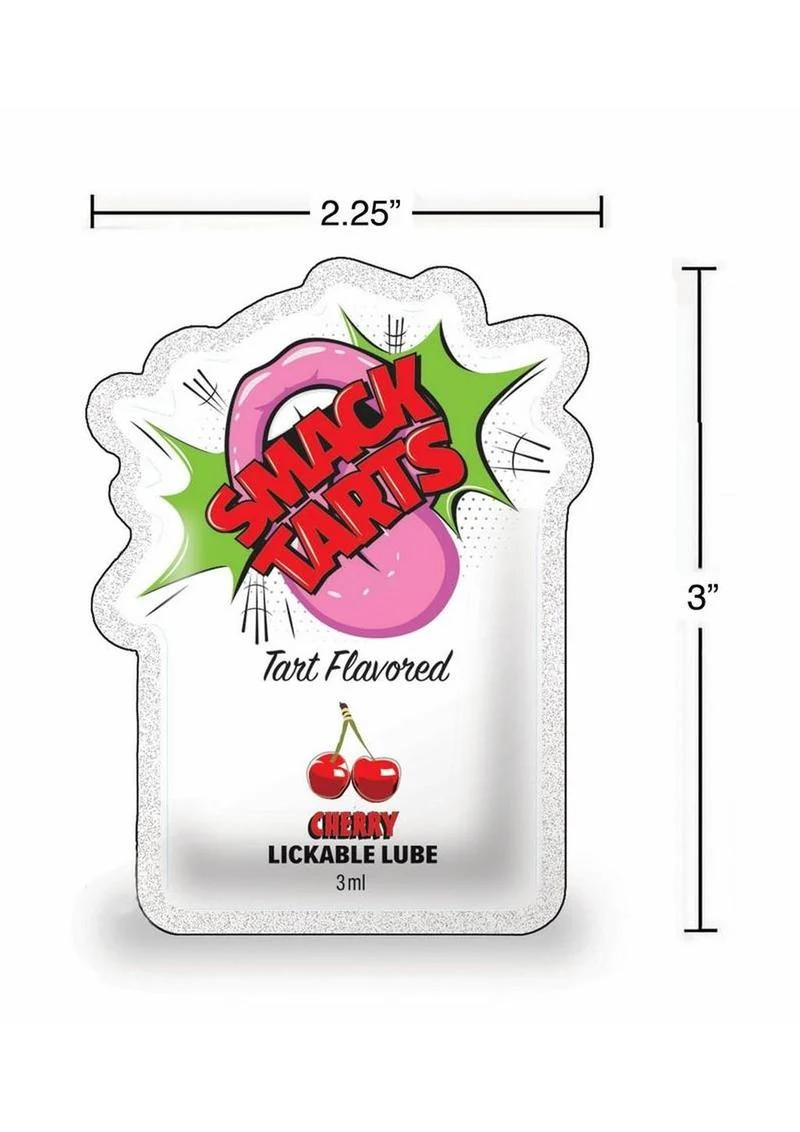 Smack Tarts Lickable Lube 3ml Pouch (Case Of 48) - Sour