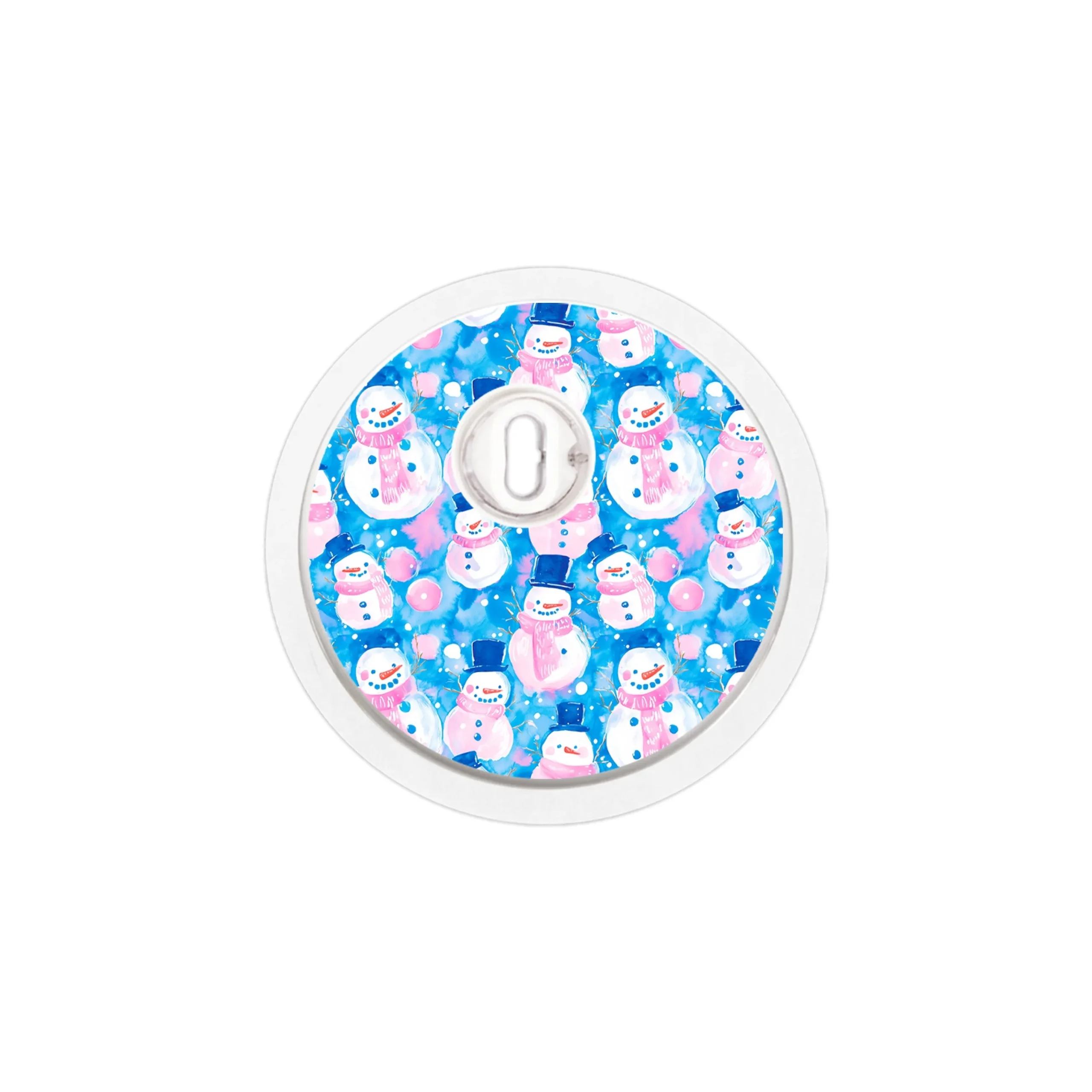 Snowman Sticker for FreeStyle Libre 3 Plus & LingoSensor