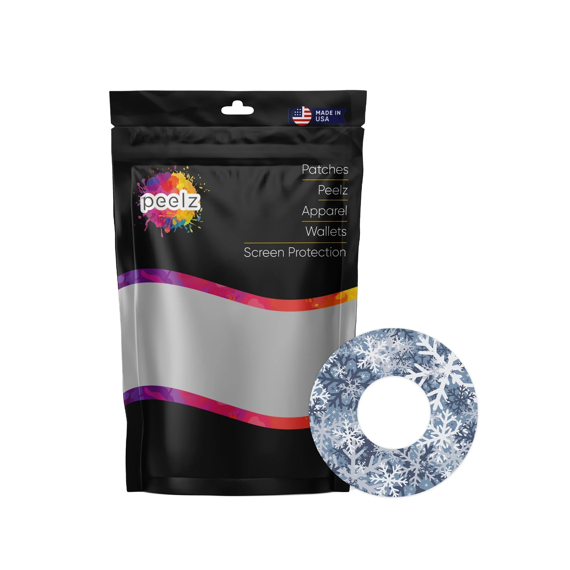 Snowy Camo PatchTape Designed for the FreeStyle Libre 2