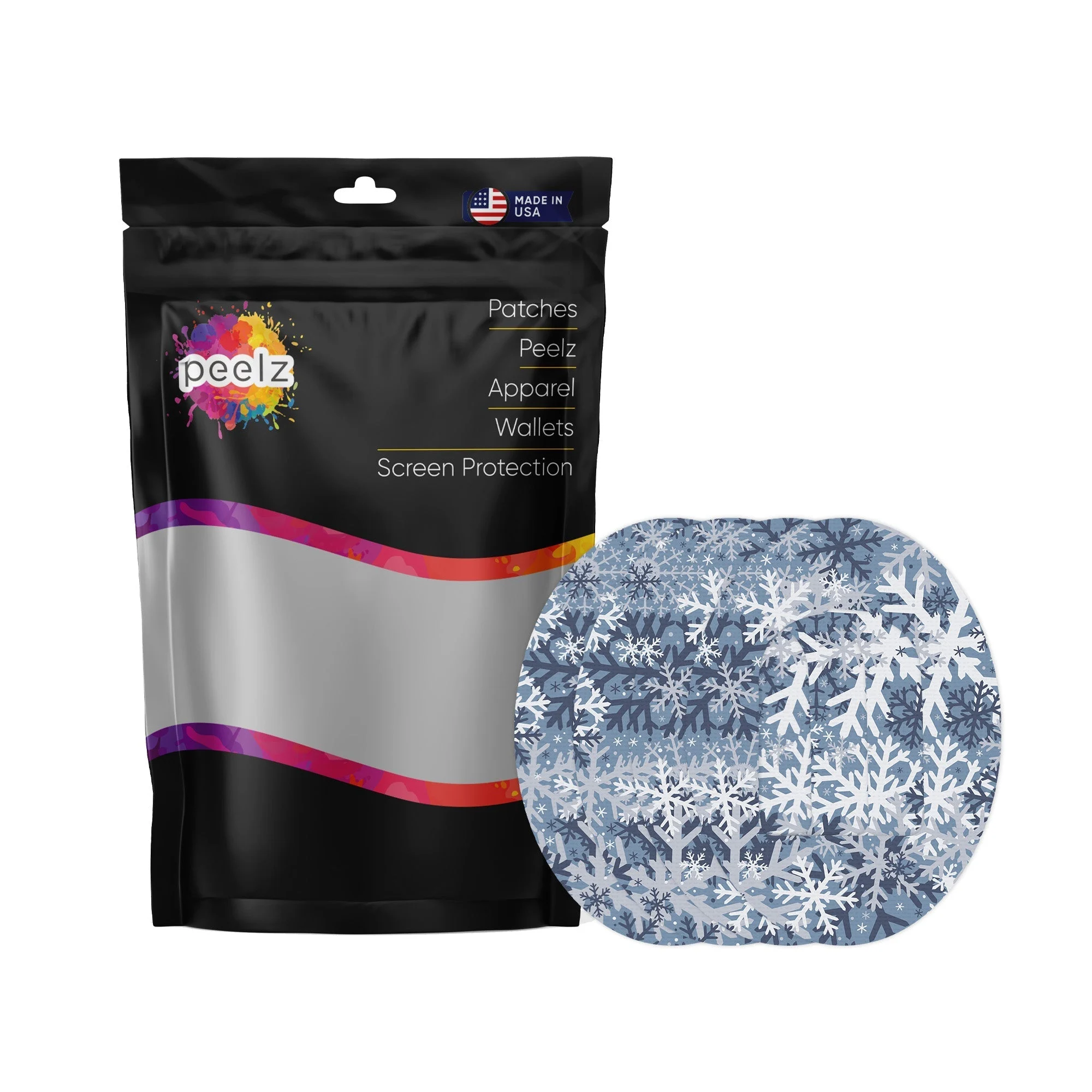 Snowy Camo Pod Patch Tape - Pump Peelz