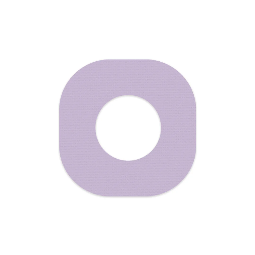 Solid Color Lavender Dexcom G7 and Stelo Patch Tape - Pump Peelz