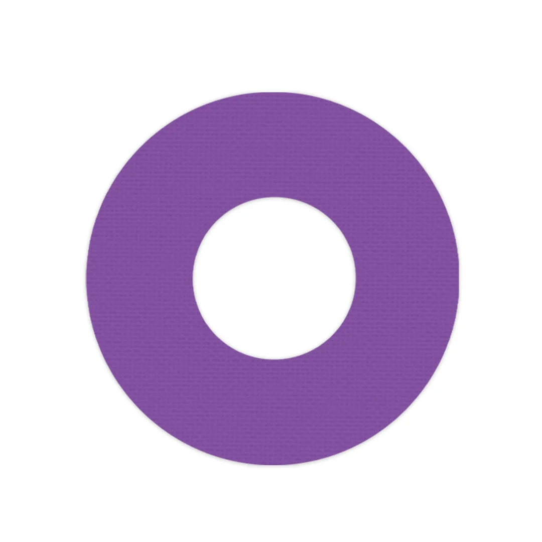 Solid Color Purple Freestyle Libre 2 Patch Tape - Pump Peelz
